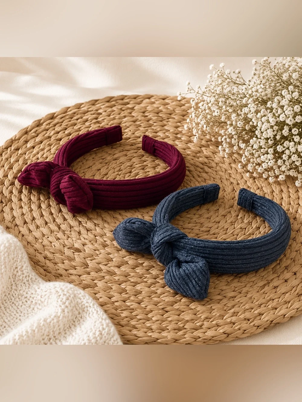 Headband Set Soft Bow Hair Accessories